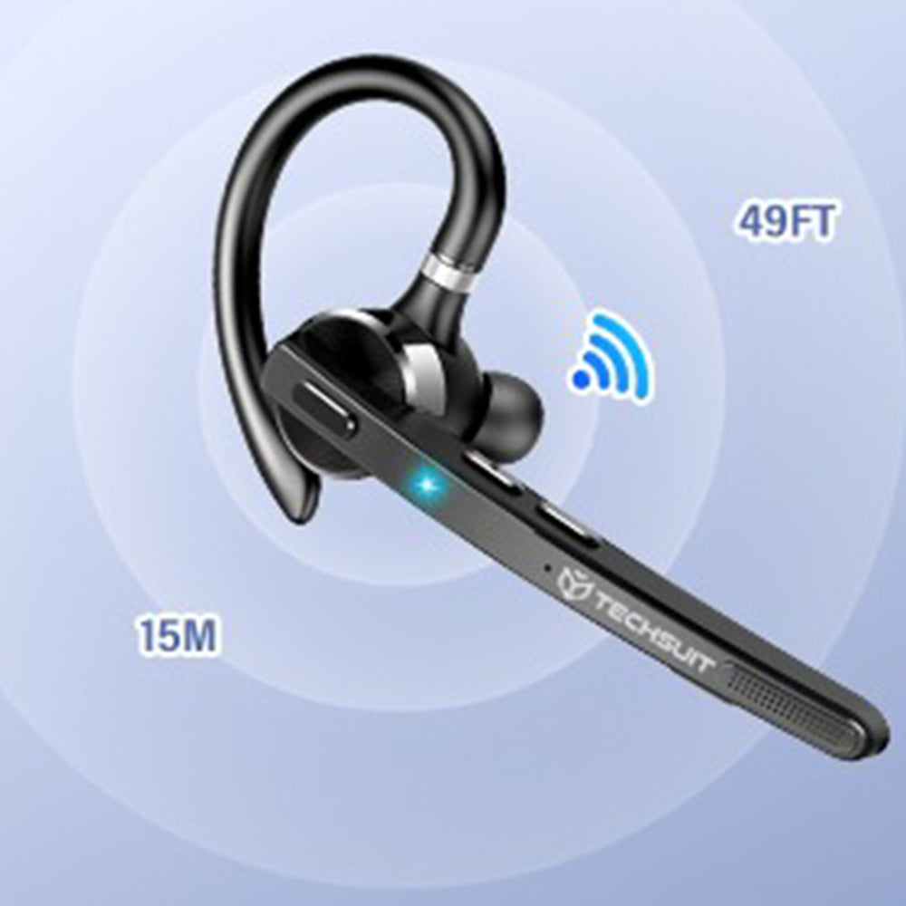 Handsfree Bluetooth Techsuit G9 TalkZen, A2DP, Black