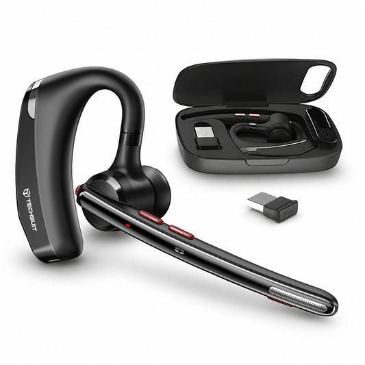 Slušalka za klicni center Bluetooth Techsuit SoundForce Pro G10, A2DP, črna