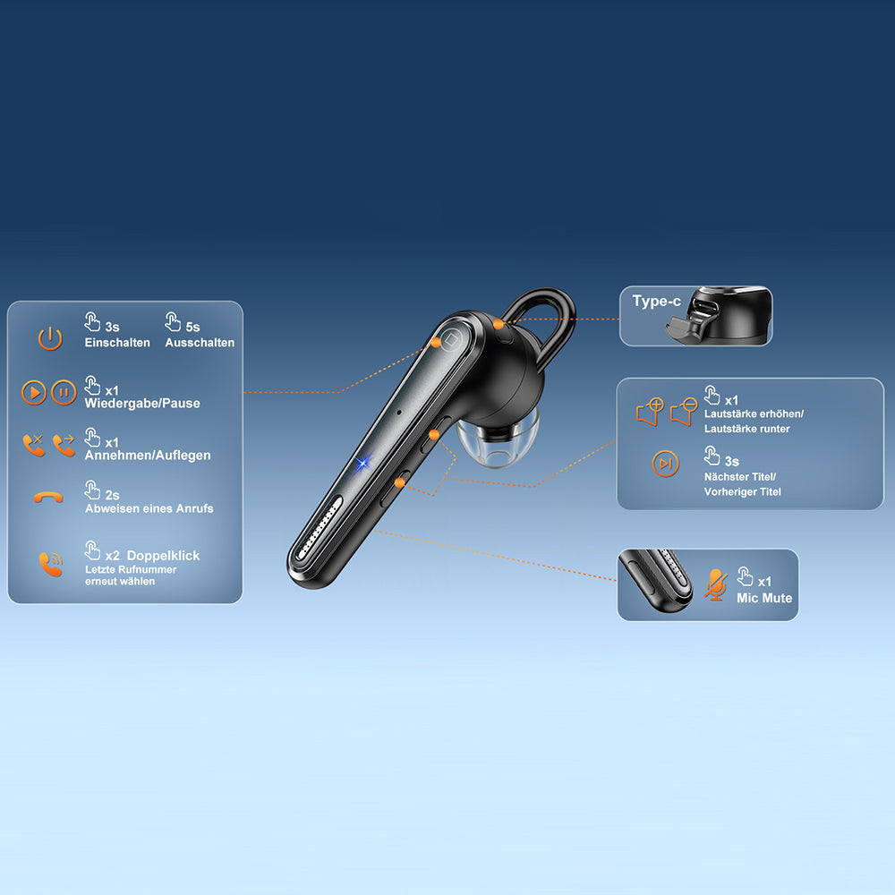 Brezrokavni Bluetooth Techsuit Voicera CB3, A2DP, Črna