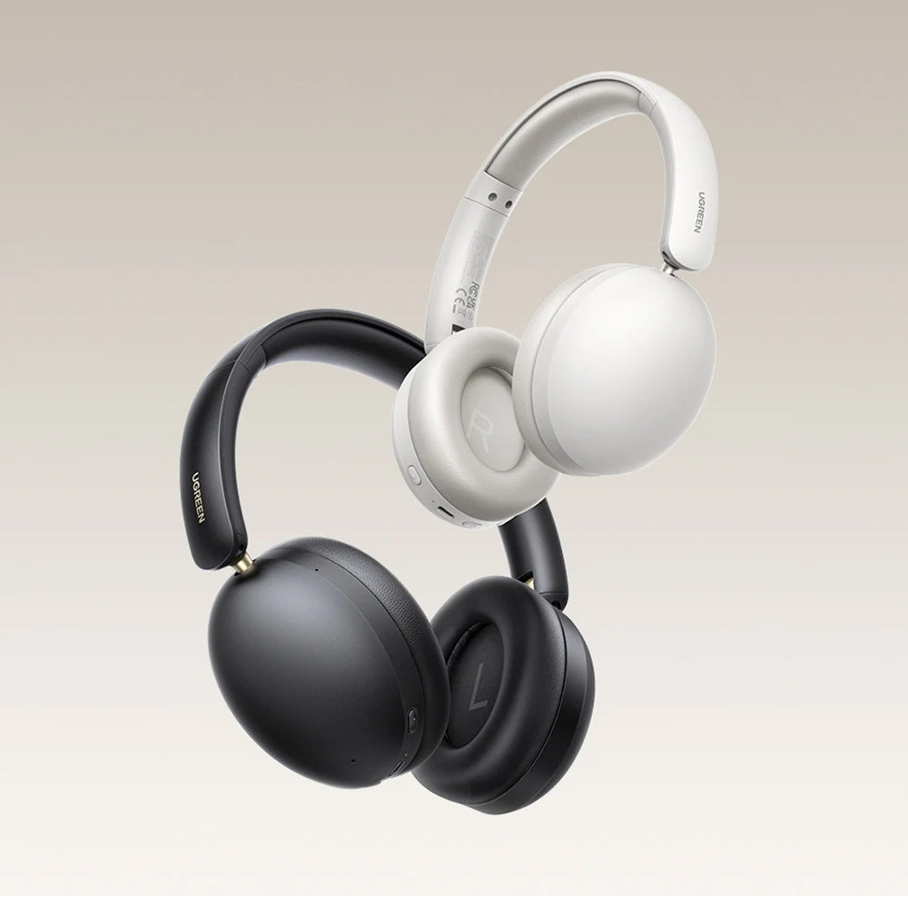 Brezžične slušalke Bluetooth UGREEN HiTune Max 2 HP205, MultiPoint, A2DP, ANC, črne