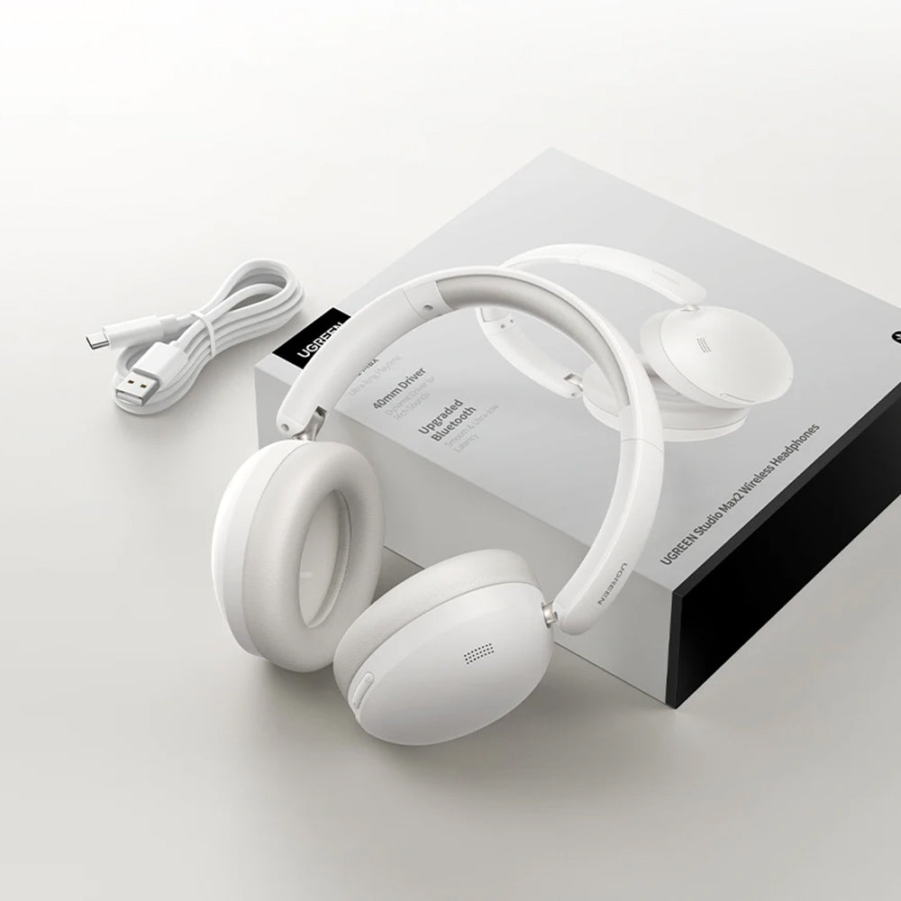 Brezžične slušalke Bluetooth UGREEN HiTune Max 2 HP205, MultiPoint, A2DP, ANC, črne