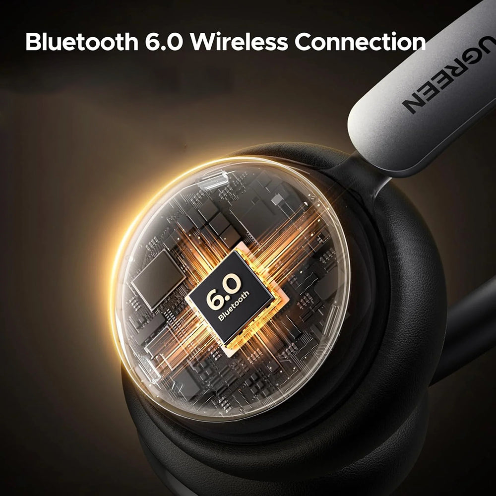 Brezžične slušalke Bluetooth UGREEN HiTune Studio Plus HP207, A2DP, ANC, rjava