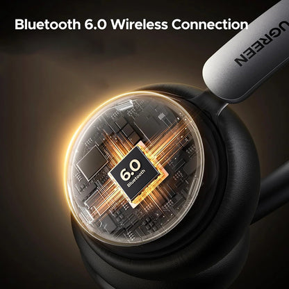 Brezžične slušalke Bluetooth UGREEN HiTune Studio Plus HP207, A2DP, ANC, rjava