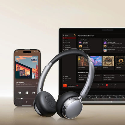 Brezžične slušalke Bluetooth UGREEN HiTune Studio Plus HP207, A2DP, ANC, rjava