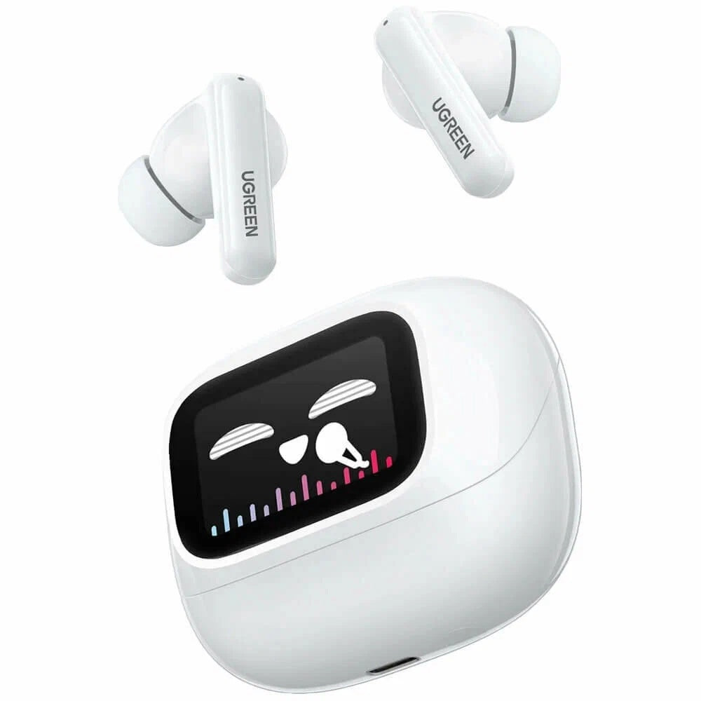 Brezžične slušalke Bluetooth UGREEN HiTune T6 Magic WS211, TWS, ANC, MultiPoint, Bel