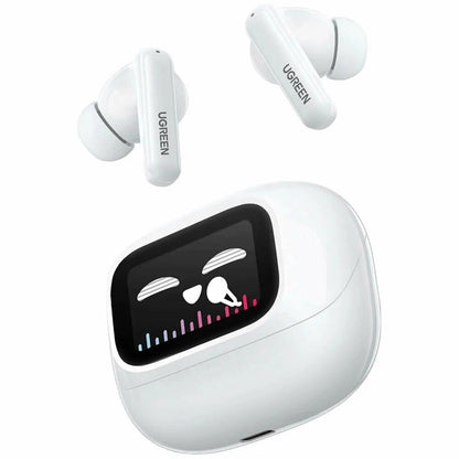 Brezžične slušalke Bluetooth UGREEN HiTune T6 Magic WS211, TWS, ANC, MultiPoint, Bel