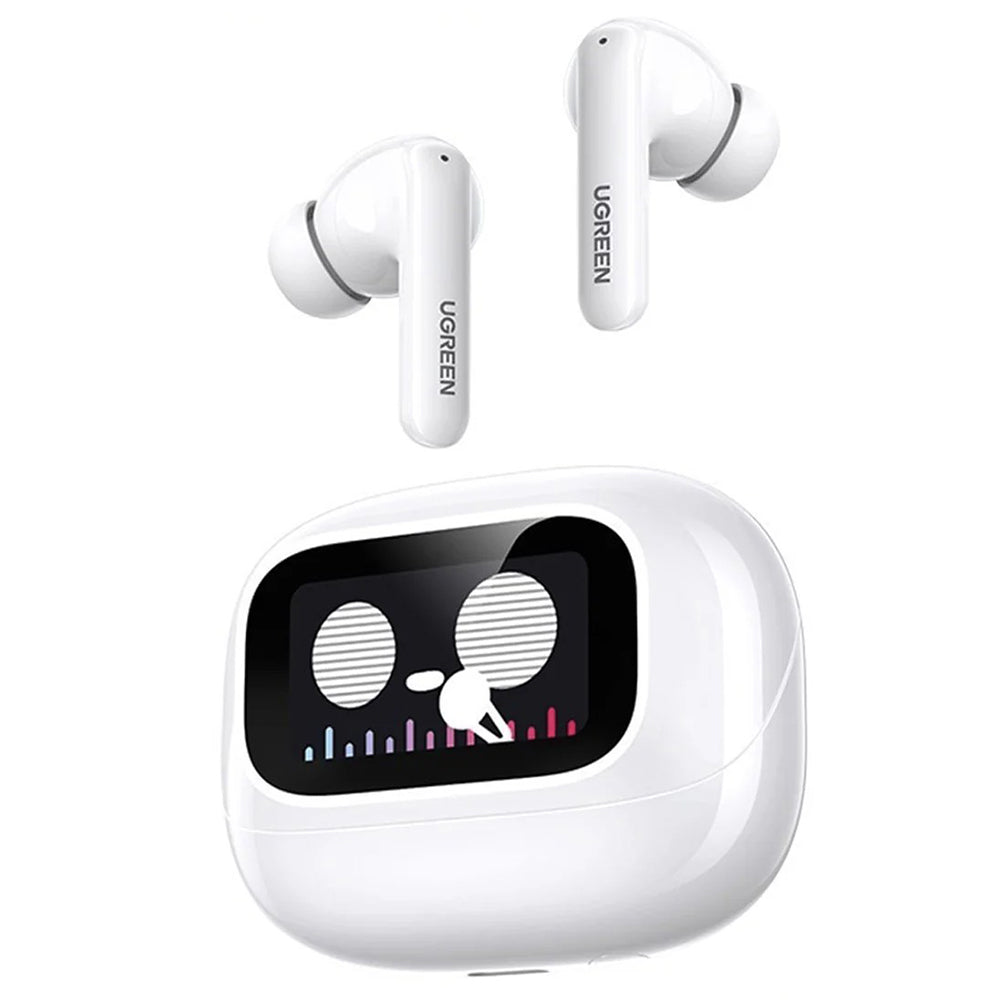 Brezžične slušalke Bluetooth UGREEN HiTune T6 Magic WS211, TWS, ANC, MultiPoint, Bel