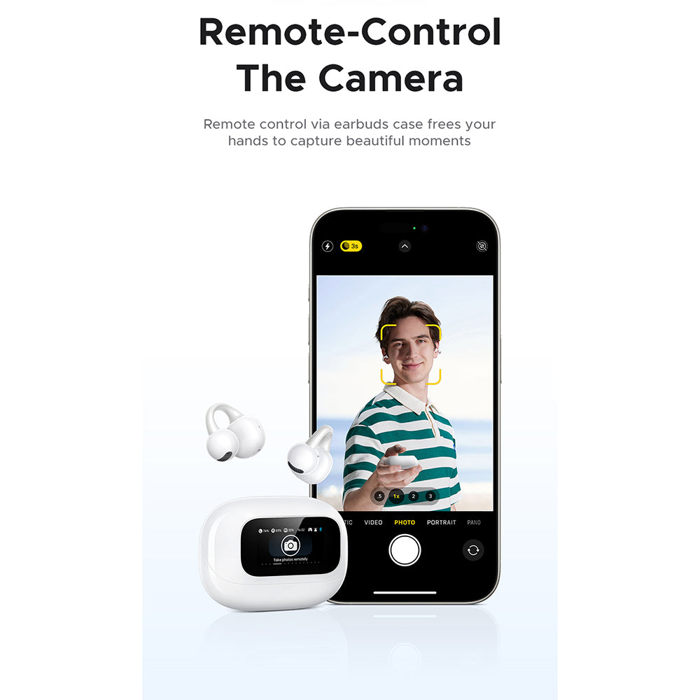 UGREEN S6 ClipBuds Magic WS208 Bluetooth Handsfree, TWS, White