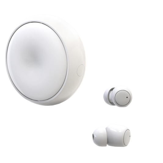 Bluetooth prostoročni XO Design G1, TWS, bel