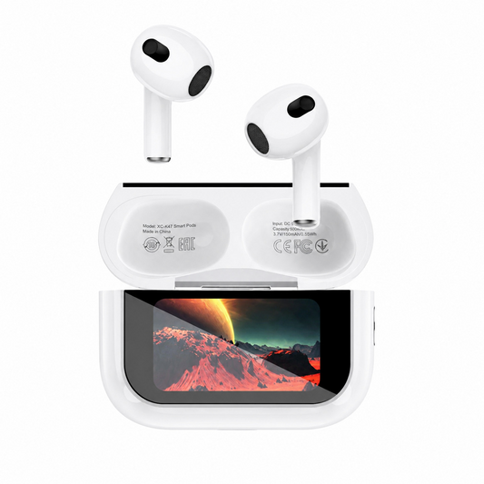 Bluetooth prostoročni telefon XO Design X47 4. generacije, TWS, bel