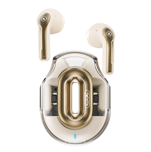 Bluetooth prostoročni telefon XO Design X43, TWS, bež