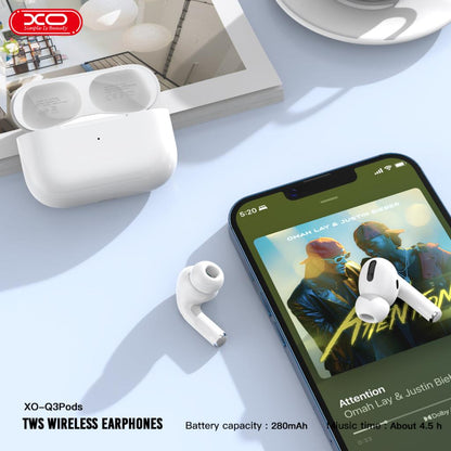 Brezžične slušalke Bluetooth XO Design Q3 Pods, TWS, Bela
