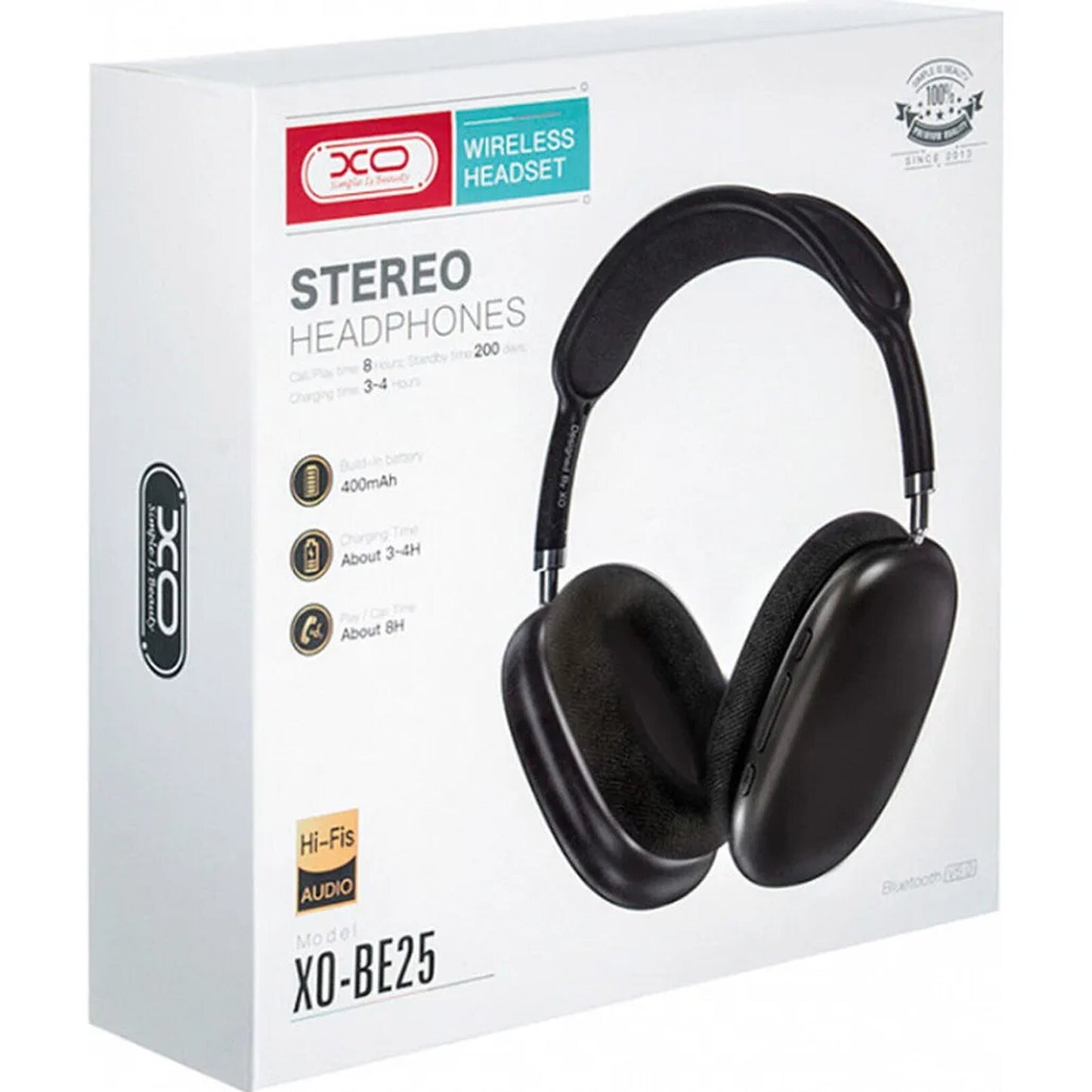 Handsfree Bluetooth XO Design BE25, A2DP, Črna