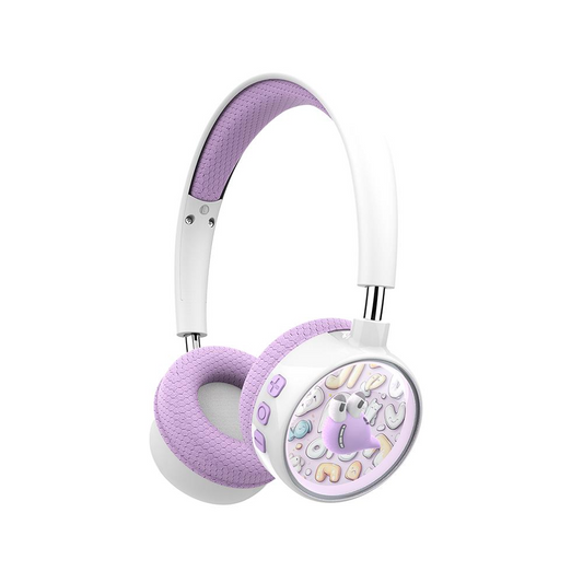Handsfree Bluetooth XO Design BE57 Cartoon Kids, A2DP, Vijolična