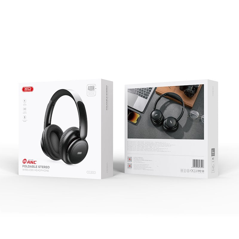 Handsfree Bluetooth XO Design BE40, A2DP, ANC, črn 