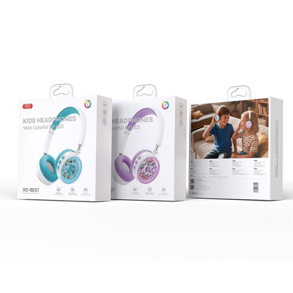 Handsfree Bluetooth XO Design BE57 Cartoon Kids, A2DP, Modra