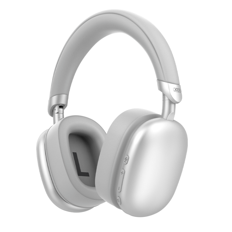 Bluetooth prostoročni XO Design BE55, A2DP, ANC, srebrna