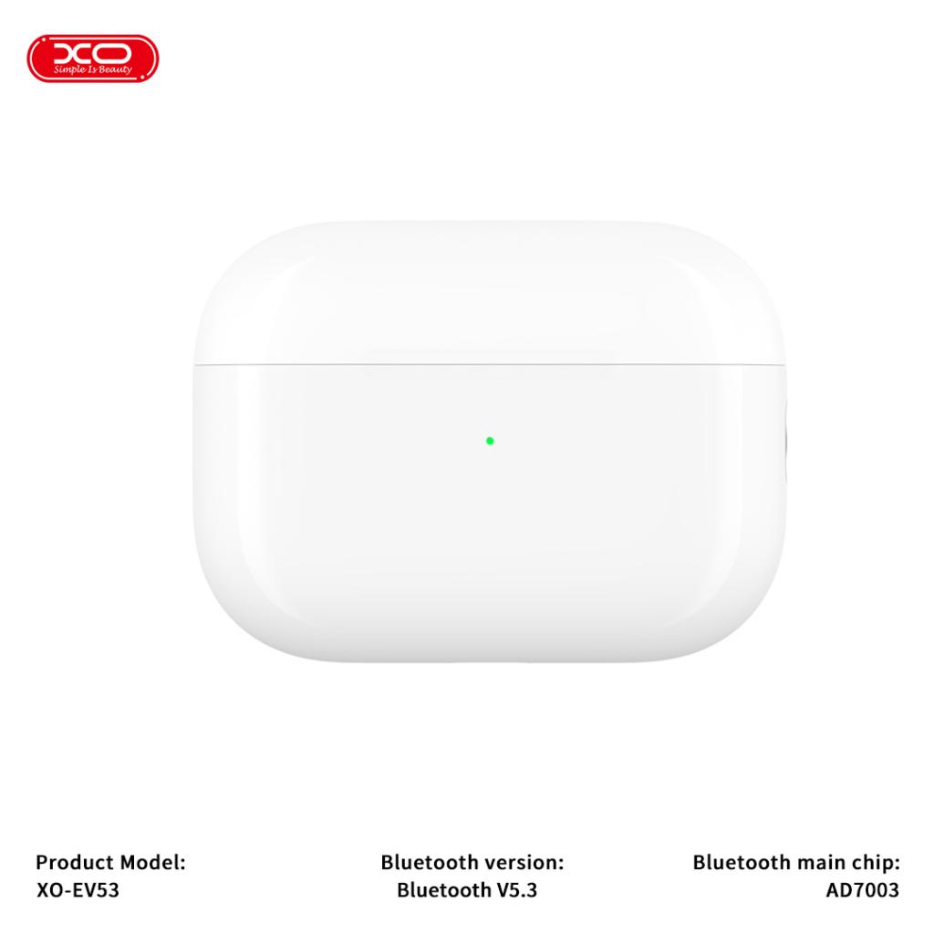 Brezžične slušalke Bluetooth XO Design EV53, TWS, ANC, Bela