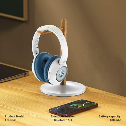 Brezžične slušalke Bluetooth XO Design BE43, A2DP, Modra