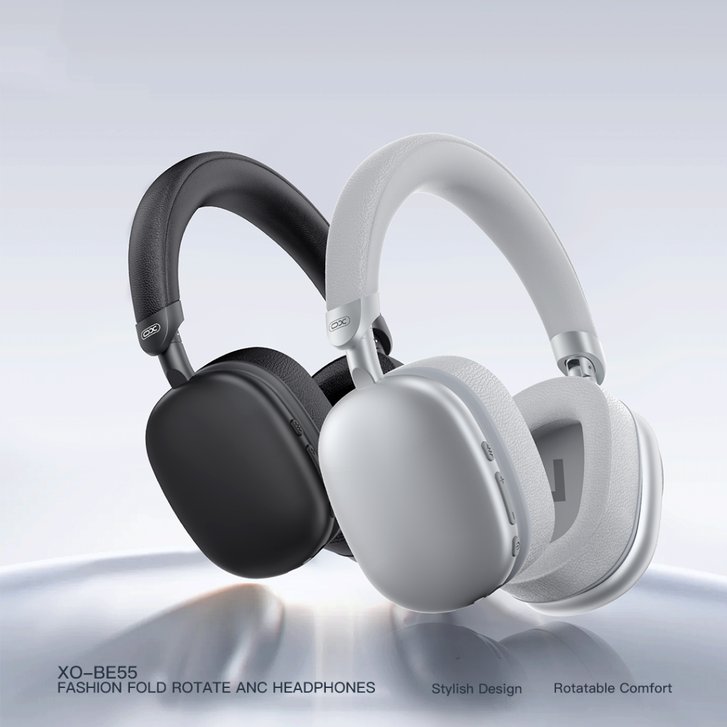 Bluetooth prostoročni XO Design BE55, A2DP, ANC, srebrna