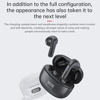 Brezžične slušalke Bluetooth Yesido TWS19, TWS, črne