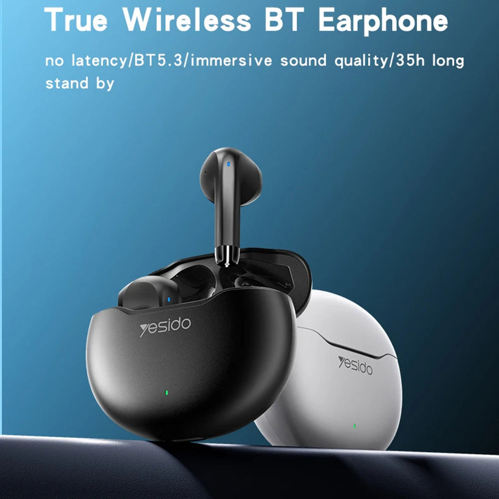 Brezžične slušalke Bluetooth Yesido TWS21, TWS, bele