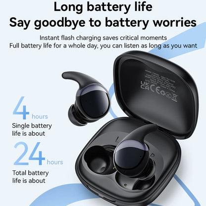 Brezžične slušalke Bluetooth Yesido TWS30, TWS, ANC, črne