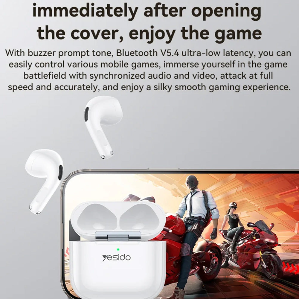 Brezžične slušalke Bluetooth Yesido TWS31, TWS, bele