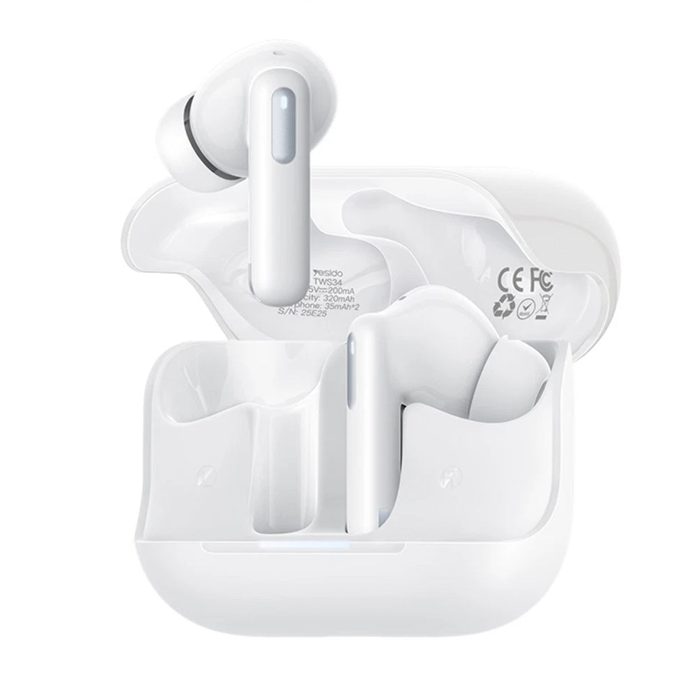 Handsfree Bluetooth Yesido TWS34, TWS, ANC, Bel