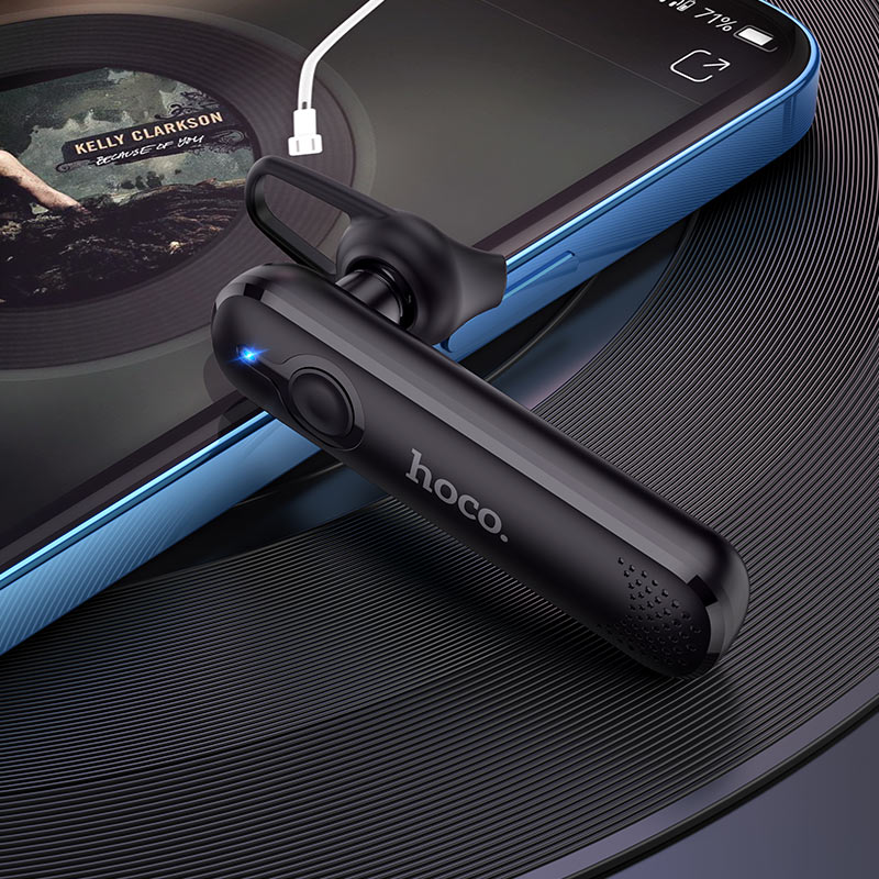 Bluetooth prostoročni HOCO E63 Diamond, A2DP, Črn