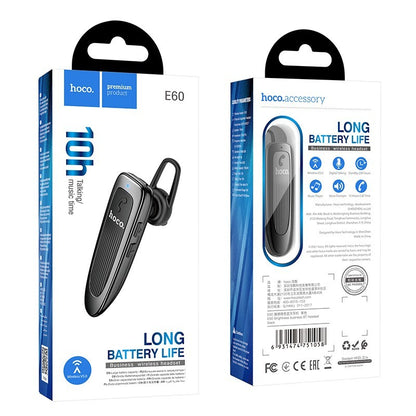 Bluetooth prostoročni HOCO E60 Brightness, A2DP, Črna