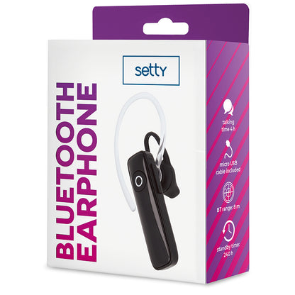 Handsfree Bluetooth Setty SBT-01, Črna