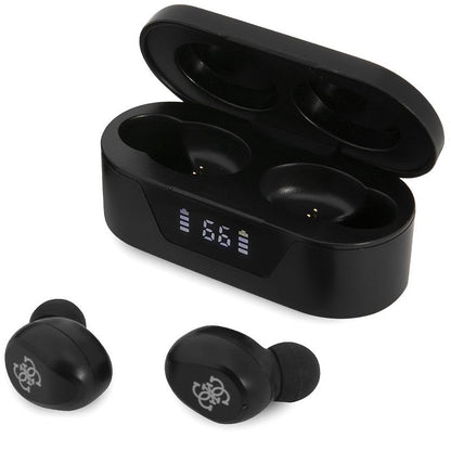 Brezžične slušalke Bluetooth Guess Classic Logo, TWS, črne