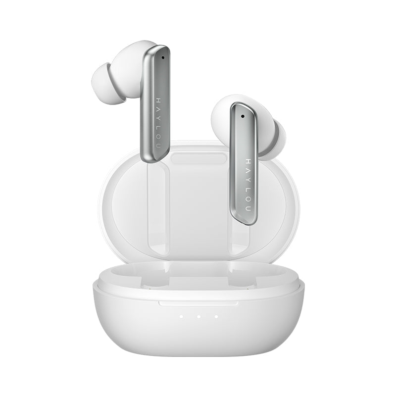 Bluetooth prostoročni telefon Haylou W1, TWS, srebrna