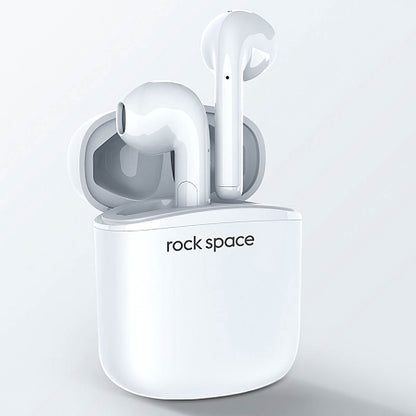 Brezžične slušalke Bluetooth Rock Space EB100, TWS, bele
