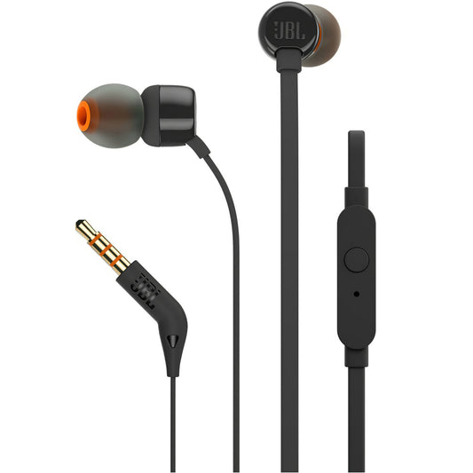Handsfree 3.5mm JBL T110, Črna JBLT110BLK