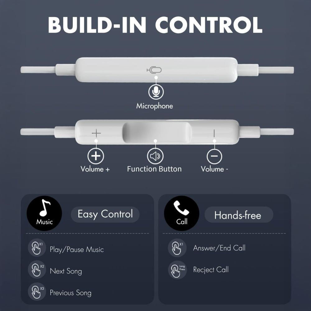 Handsfree Lightning Tech-Protect Ultraboost Core G2, Bel