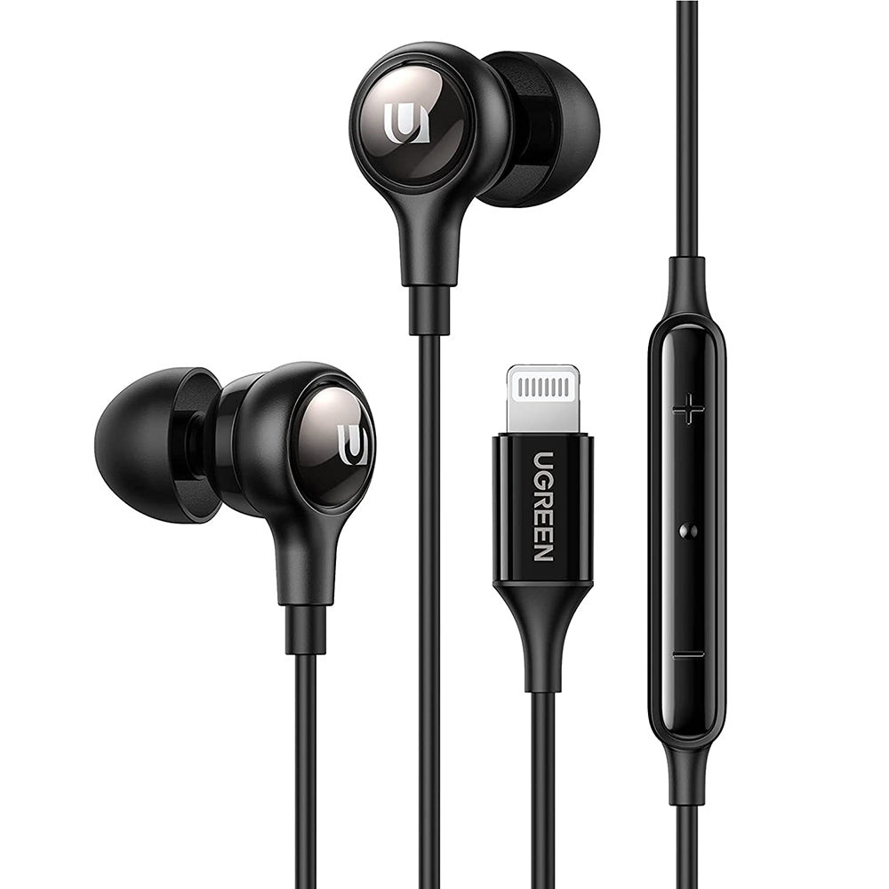 Handsfree Lightning UGREEN 30631, Črn