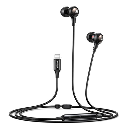 Handsfree Lightning UGREEN 30631, Črn
