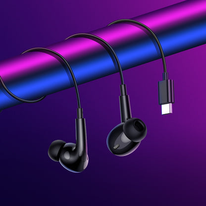 Handsfree USB-C Borofone BM100 Pro Fuente, Črna