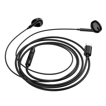Handsfree USB-C Borofone BM100 Max Fuente, Črna