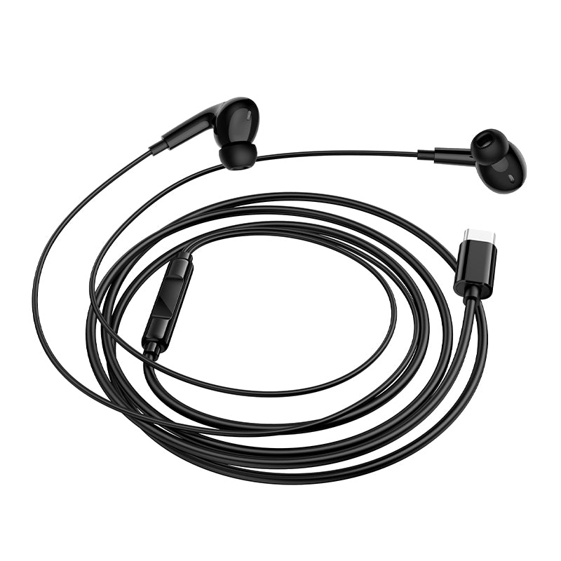 Handsfree USB-C Borofone BM100 Pro Fuente, Črna