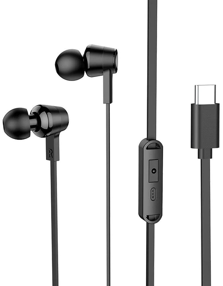 Handsfree USB-C HOCO M86, Črn
