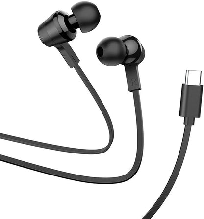Handsfree USB-C HOCO M86, Črn