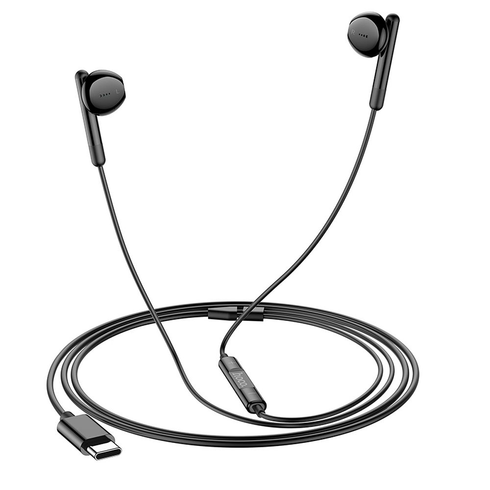 Handsfree USB-C HOCO M93, Črna
