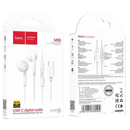 Handsfree USB-C HOCO M95, Bel