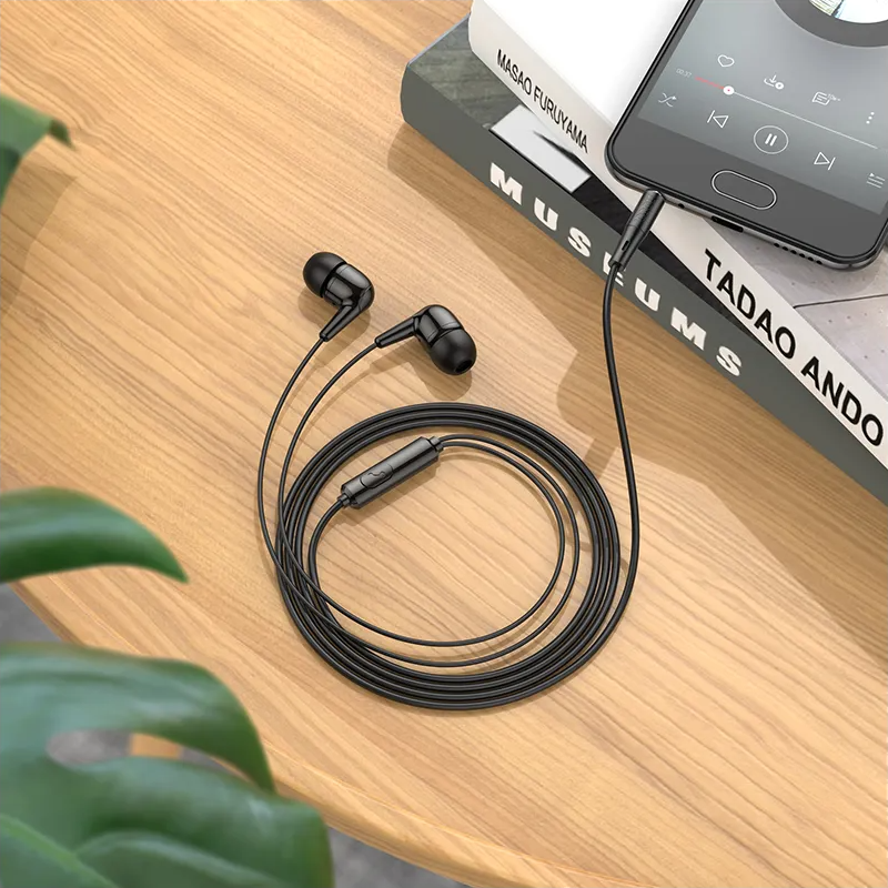 Handsfree USB-C HOCO M97, črn