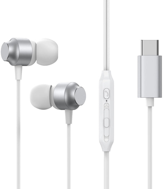 Handsfree USB-C Joyroom JR-EC06, Srebrn