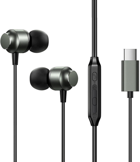 Handsfree USB-C Joyroom JR-EC06, Siv