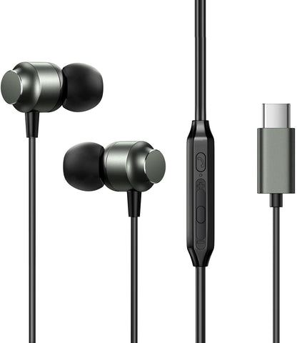 Handsfree USB-C Joyroom JR-EC06, Siv